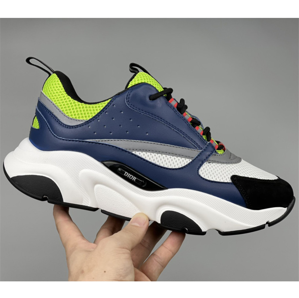 Dior B22 Low-top Sneaker In Blue&Green - PerfectKickZ