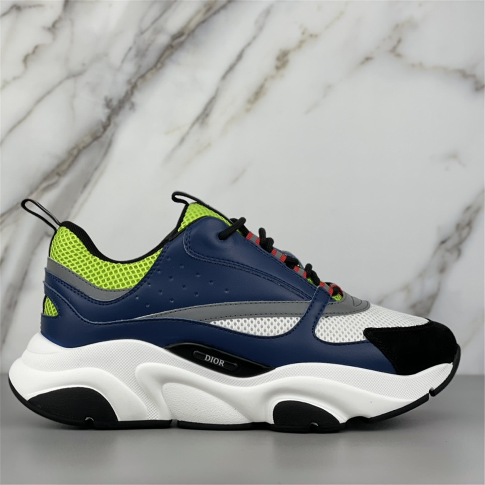 Dior B22 Low-top Sneaker In Blue&Green - PerfectKickZ