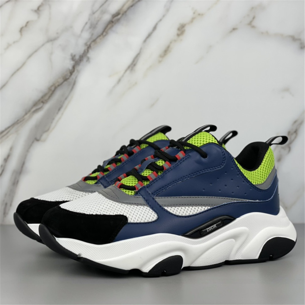 Dior B22 Low-top Sneaker In Blue&Green - PerfectKickZ