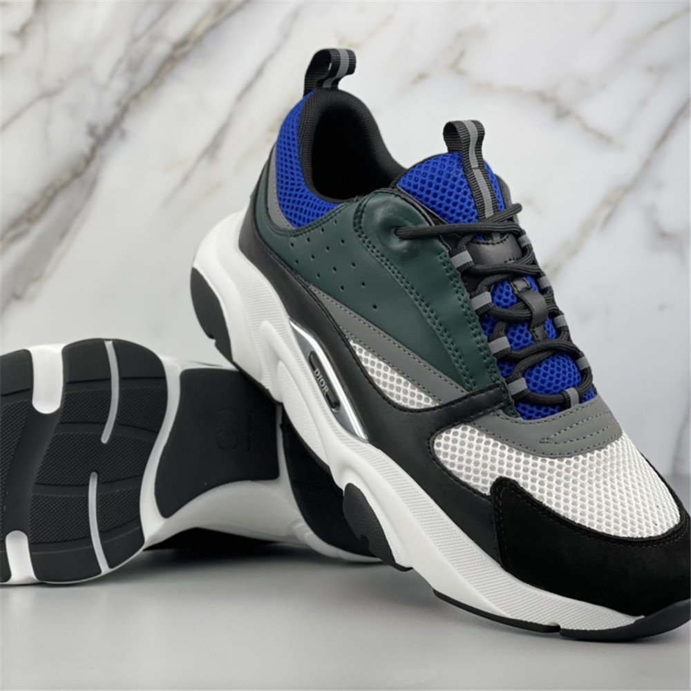 Dior B22 Low-top Sneaker In Green&Blue - PerfectKickZ