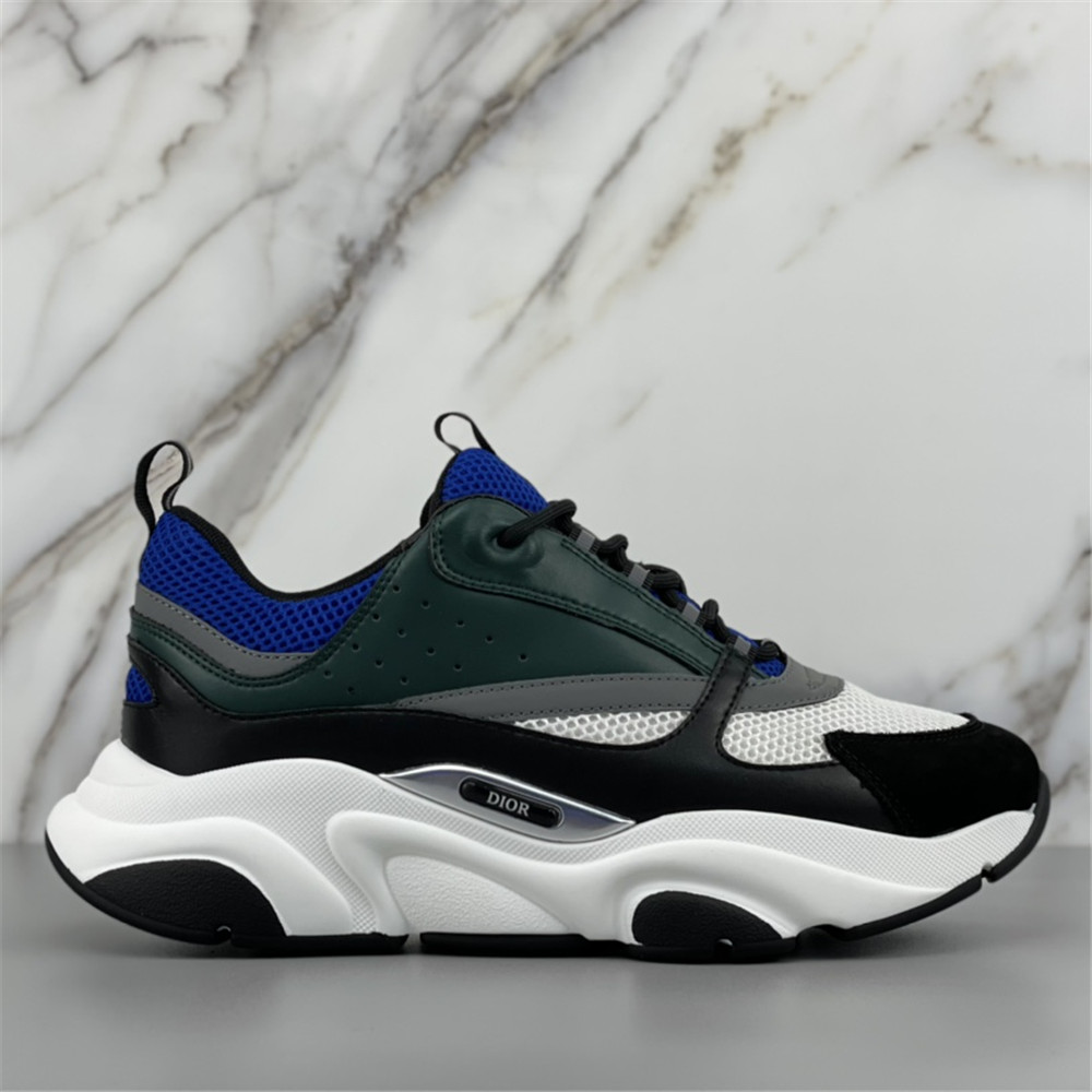 Dior B22 Low-top Sneaker In Green&Blue - PerfectKickZ