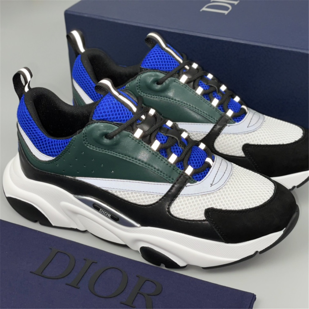 Dior B22 Low-top Sneaker In Green&Blue - PerfectKickZ
