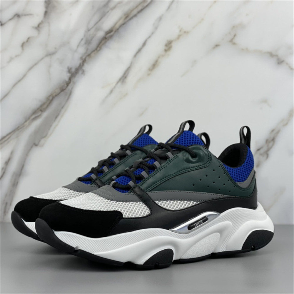 Dior B22 Low-top Sneaker In Green&Blue - PerfectKickZ