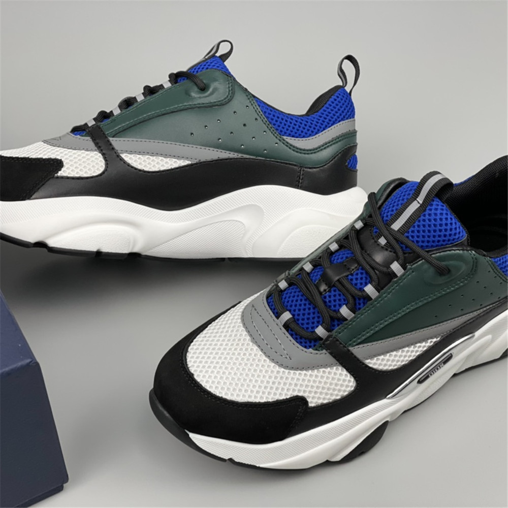 Dior B22 Low-top Sneaker In Green&Blue - PerfectKickZ
