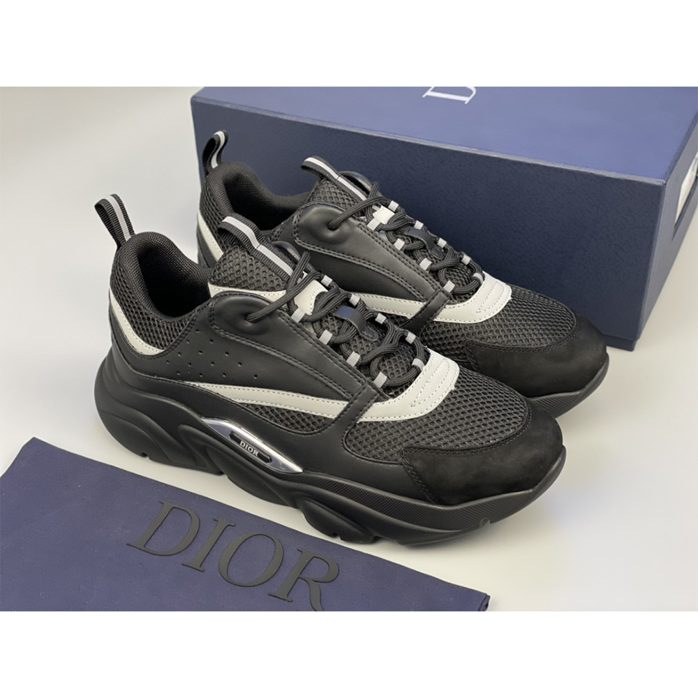 Dior B22 Low-top Sneaker In All Black - 
