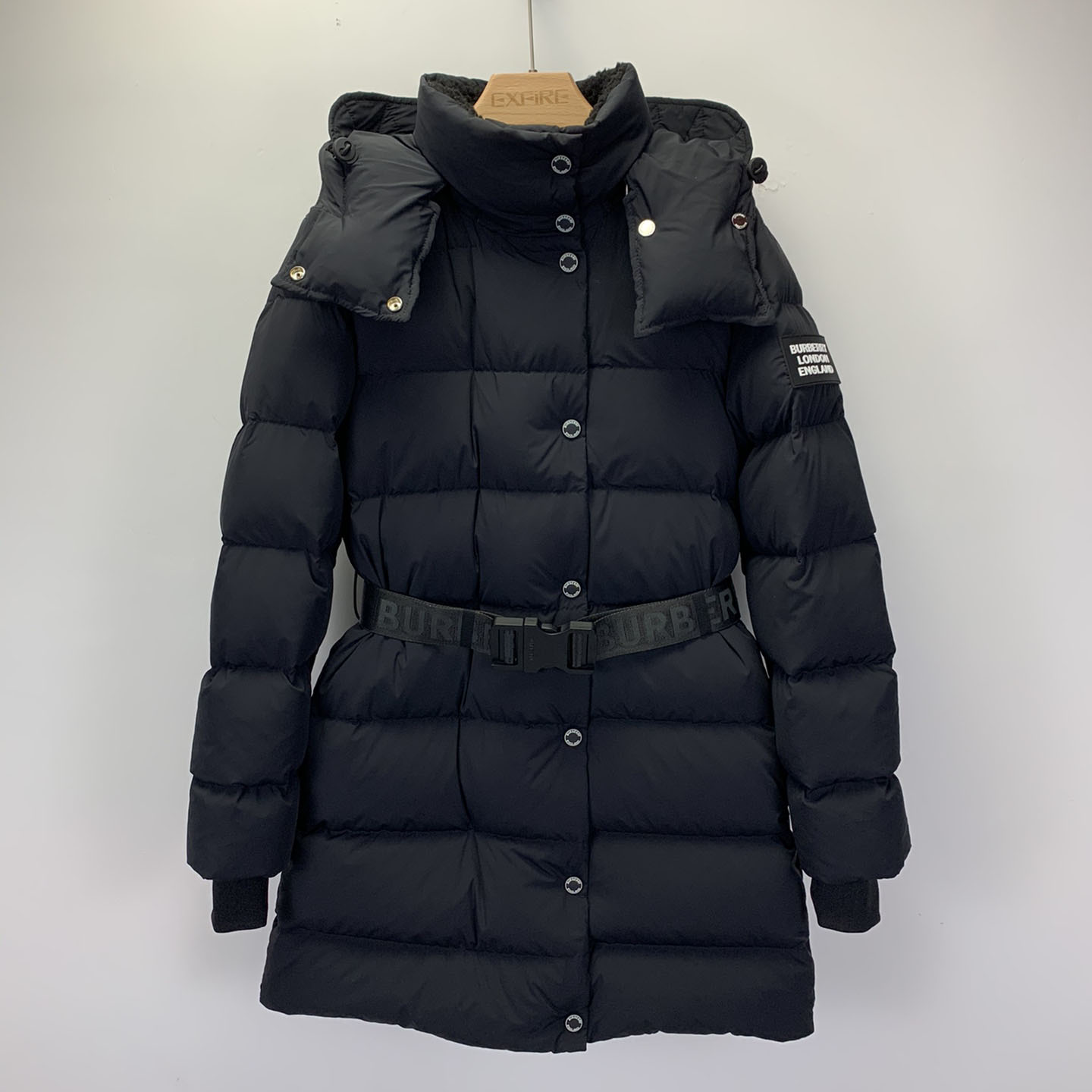 Burberry Belted Long Down Jacket - PerfectKickZ