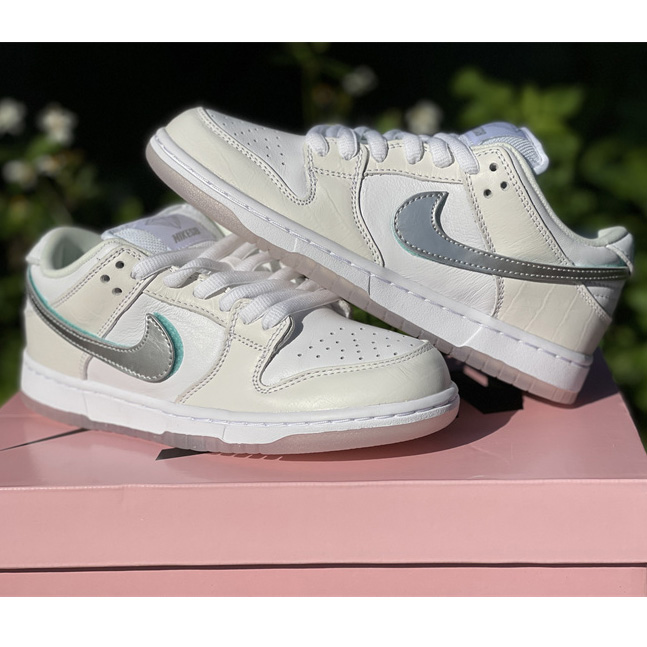 Diamond X Nike SB Dunk Low "White" - PerfectKickZ
