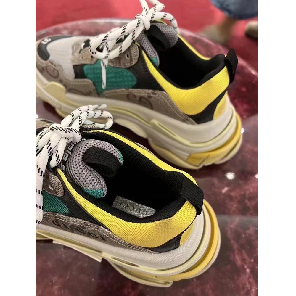 Gucci Men's The Hacker Project Triple S Sneaker(Dilapidated Soles) - 