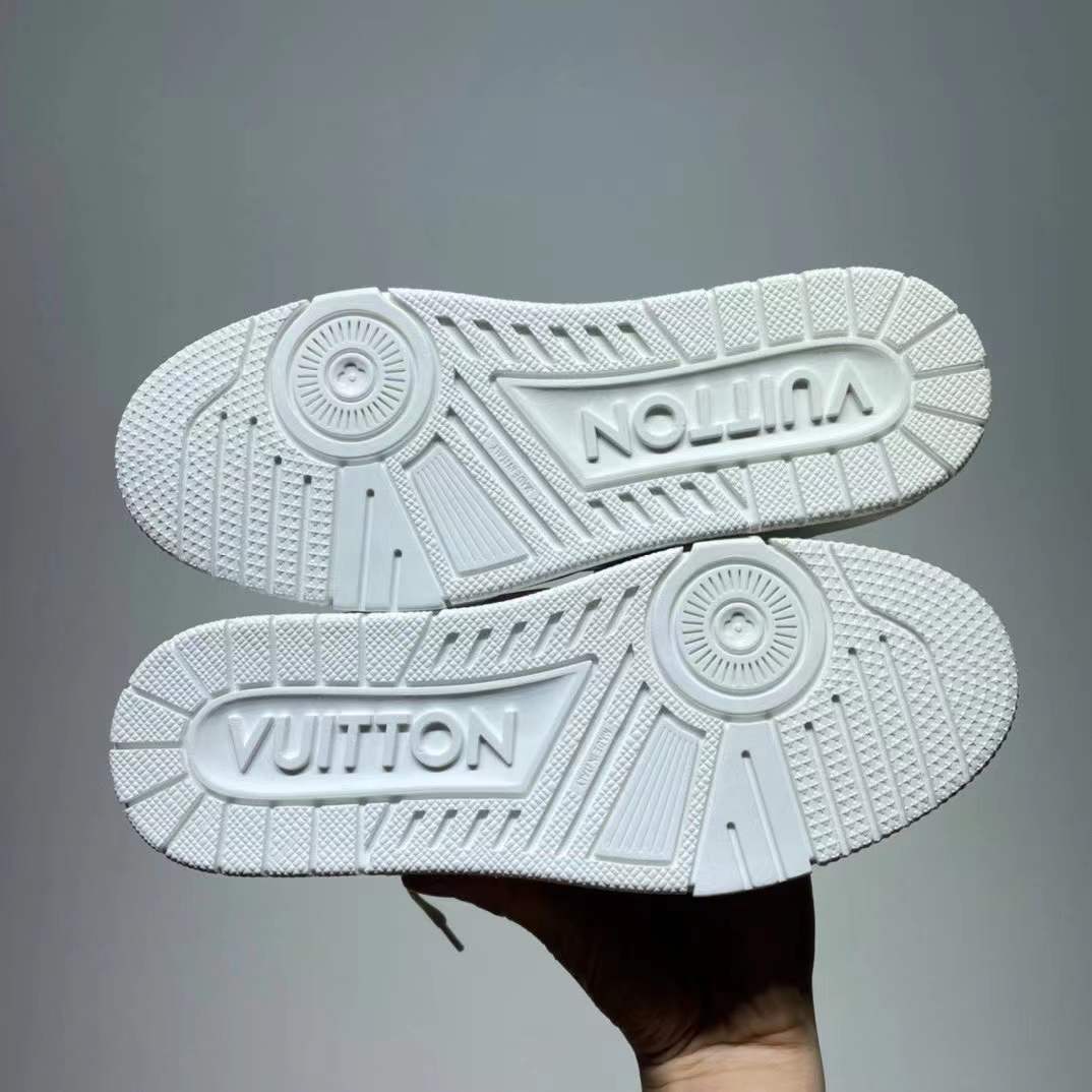 Louis Vuitton Trainer Sneaker Black White Damier - PerfectKickZ