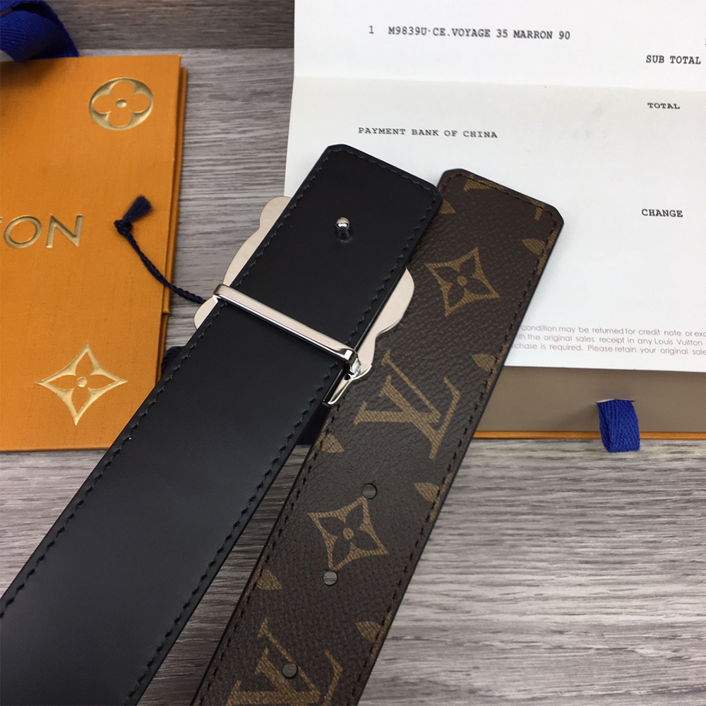 Louis Vuitton Tiger 40MM Belt Brown - PerfectKickZ