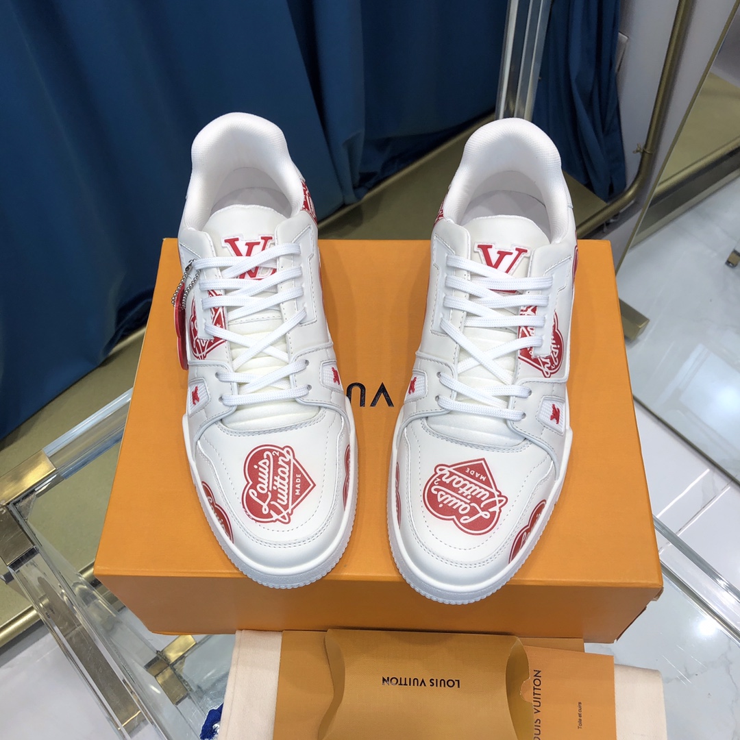 Louis Vuitton Trainer Sneaker Nigo Lv Made White - PerfectKickZ