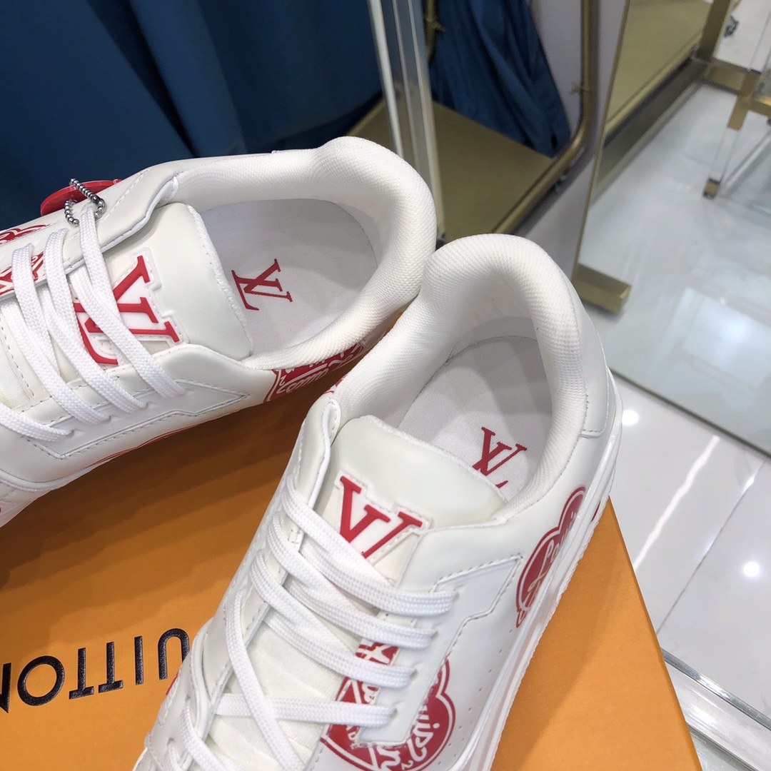 Louis Vuitton Trainer Sneaker Nigo Lv Made White - PerfectKickZ