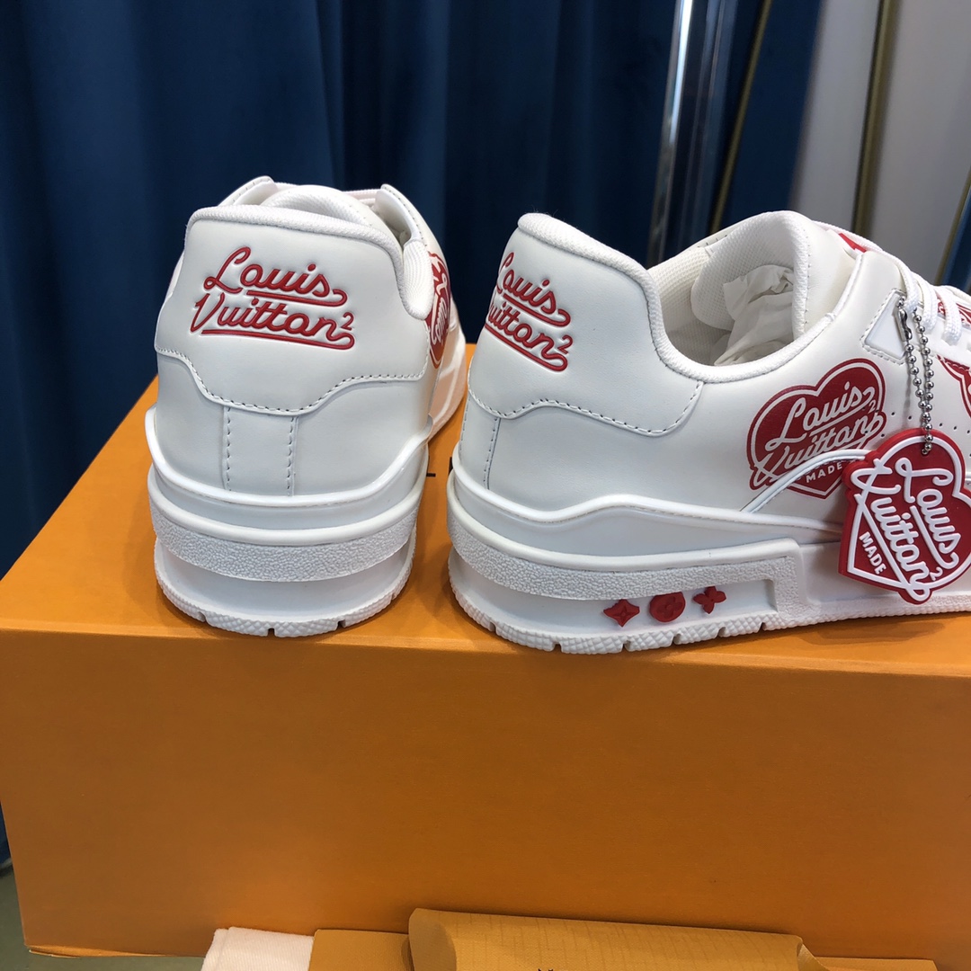 Louis Vuitton Trainer Sneaker Nigo Lv Made White - PerfectKickZ