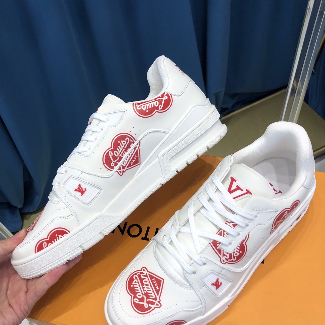 Louis Vuitton Trainer Sneaker Nigo Lv Made White - PerfectKickZ