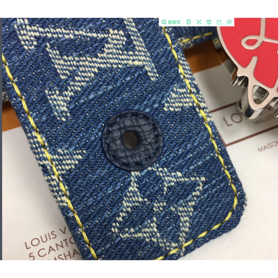 Louis Vuitton Denim 40MM Reversible Belt In Blue - PerfectKickZ
