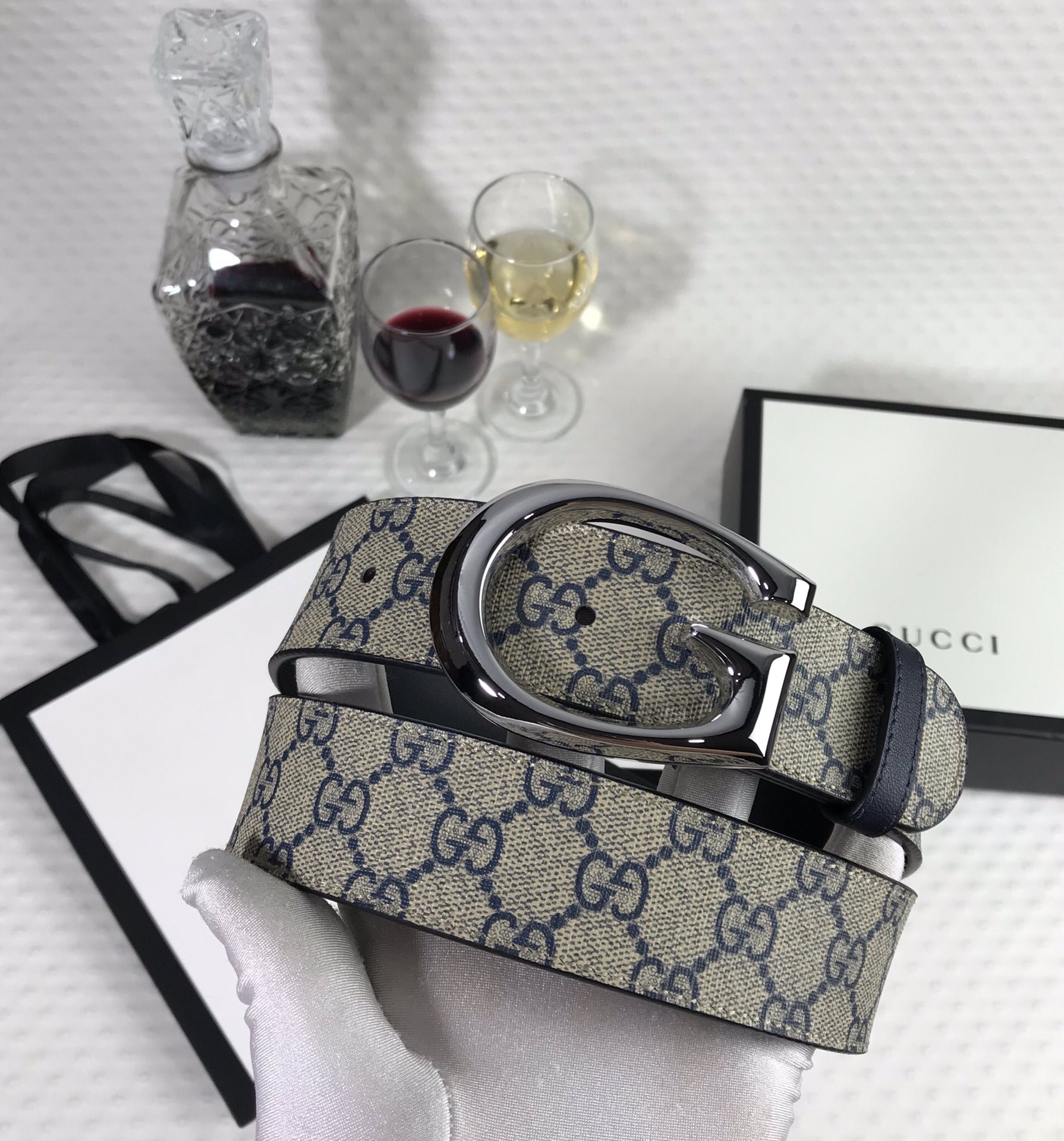 Gucci Belt With G Buckle - 