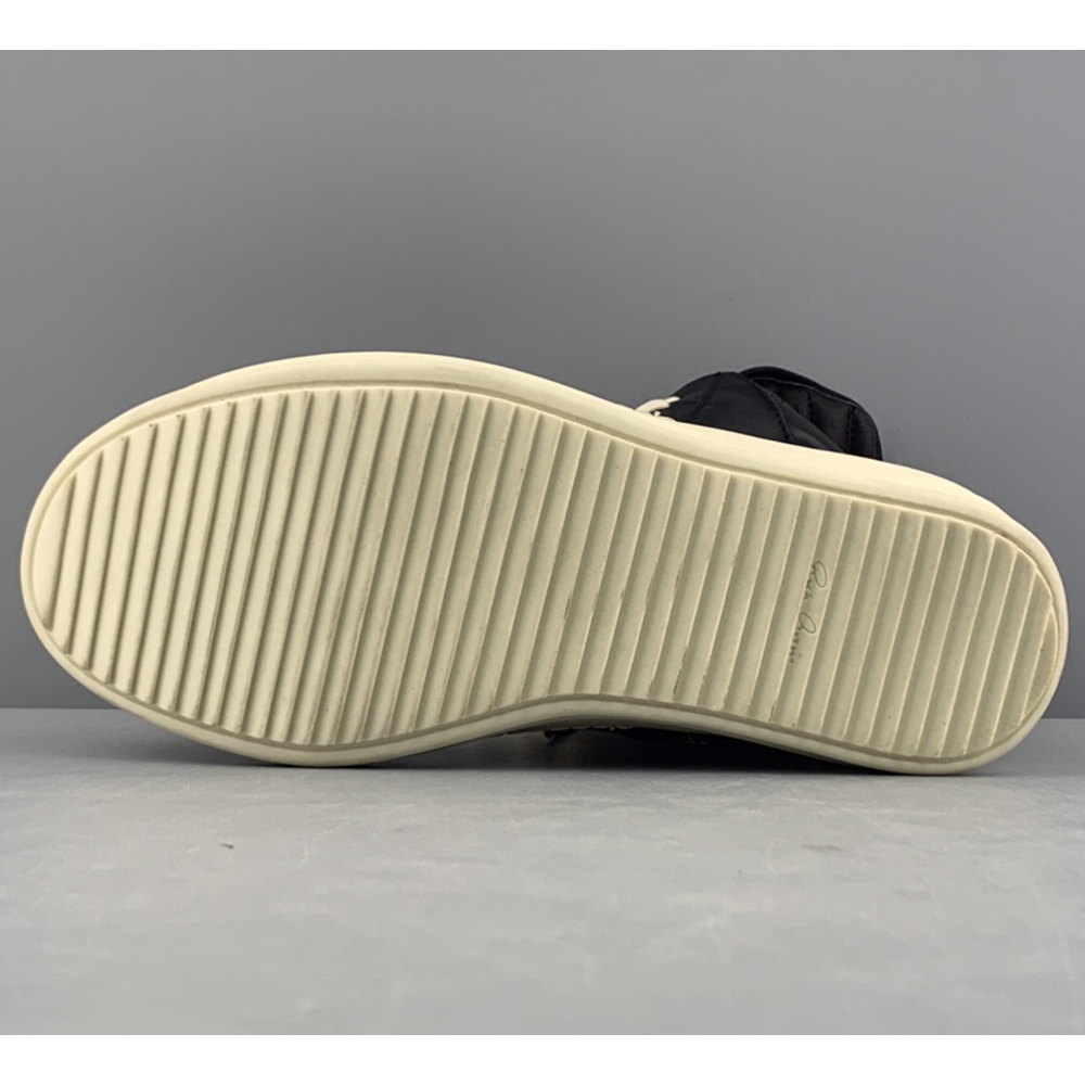 Rick Owens Geobasket High-Top Sneakers Black - PerfectKickZ