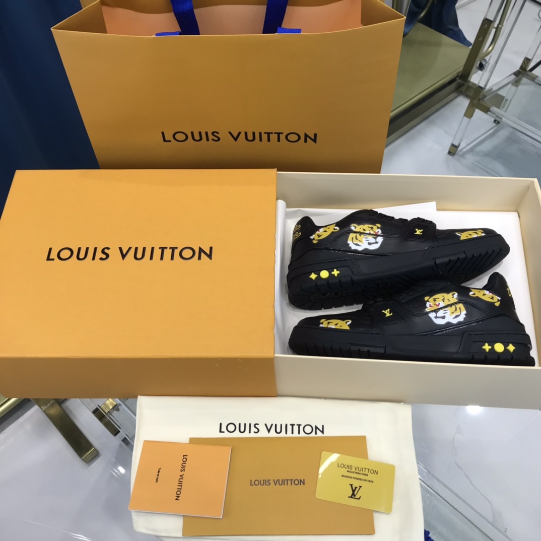 Louis Vuitton Trainer Sneaker X Nigo Tiger - PerfectKickZ