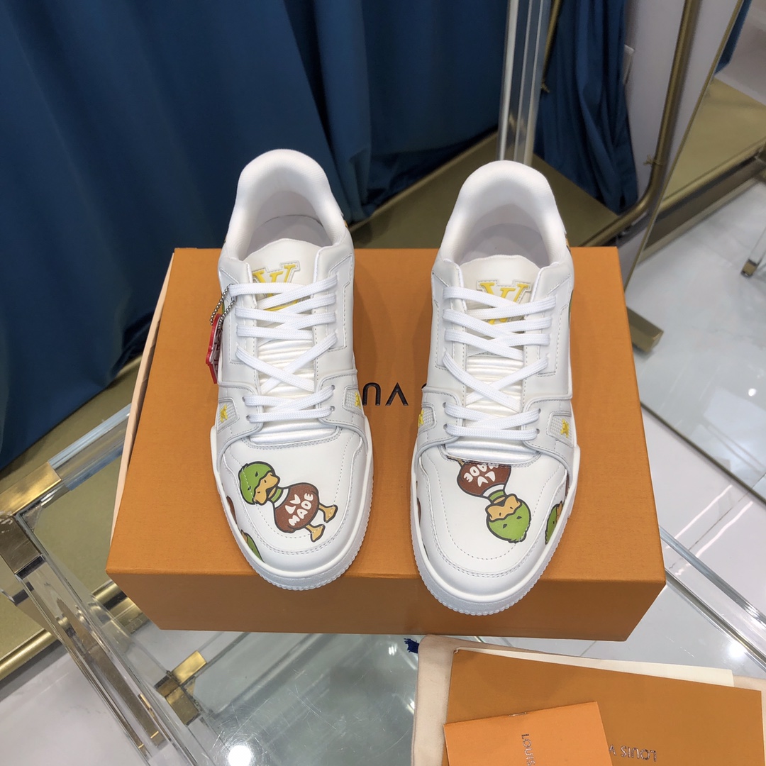 Louis Vuitton Trainer Sneaker X Nigo Duck - PerfectKickZ