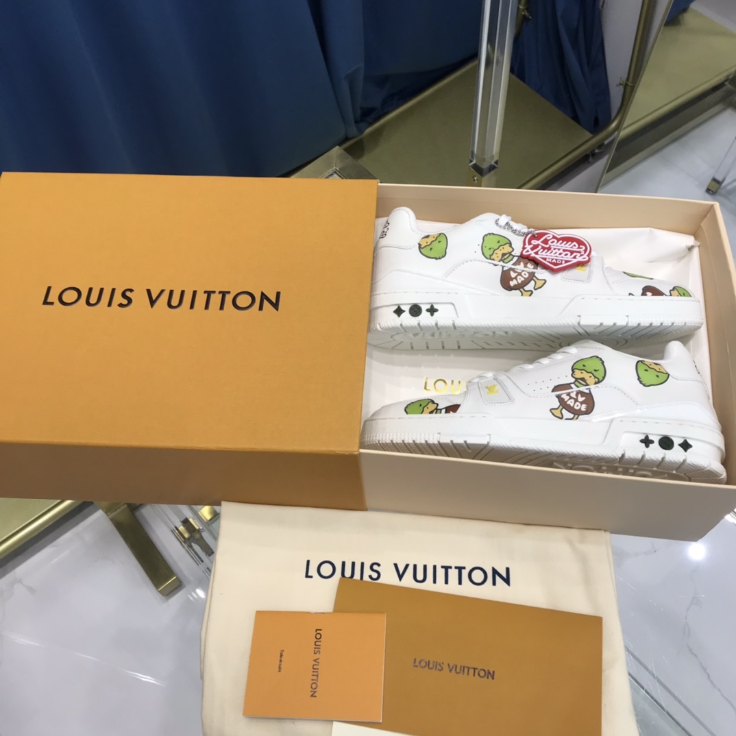 Louis Vuitton Trainer Sneaker X Nigo Duck - PerfectKickZ