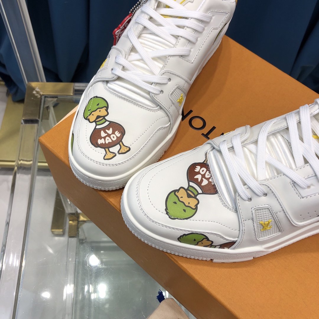 Louis Vuitton Trainer Sneaker X Nigo Duck - PerfectKickZ