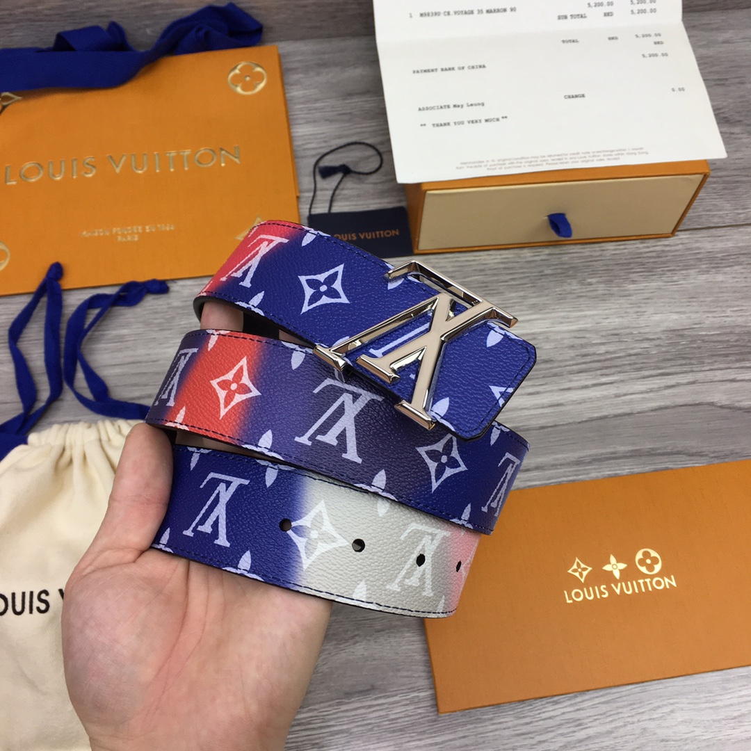 Louis Vuitton Shape 40MM Reversible Belt - PerfectKickZ