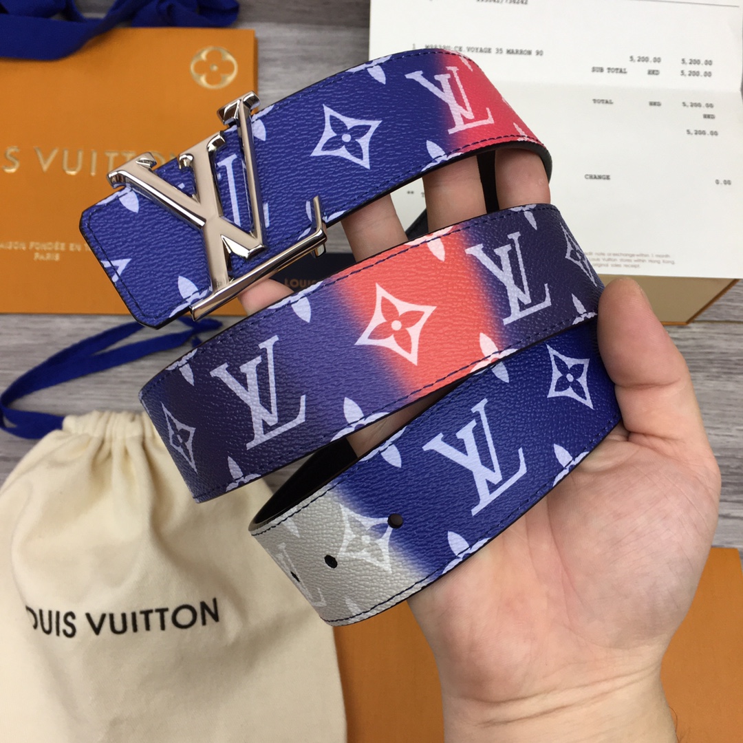 Louis Vuitton Shape 40MM Reversible Belt - PerfectKickZ