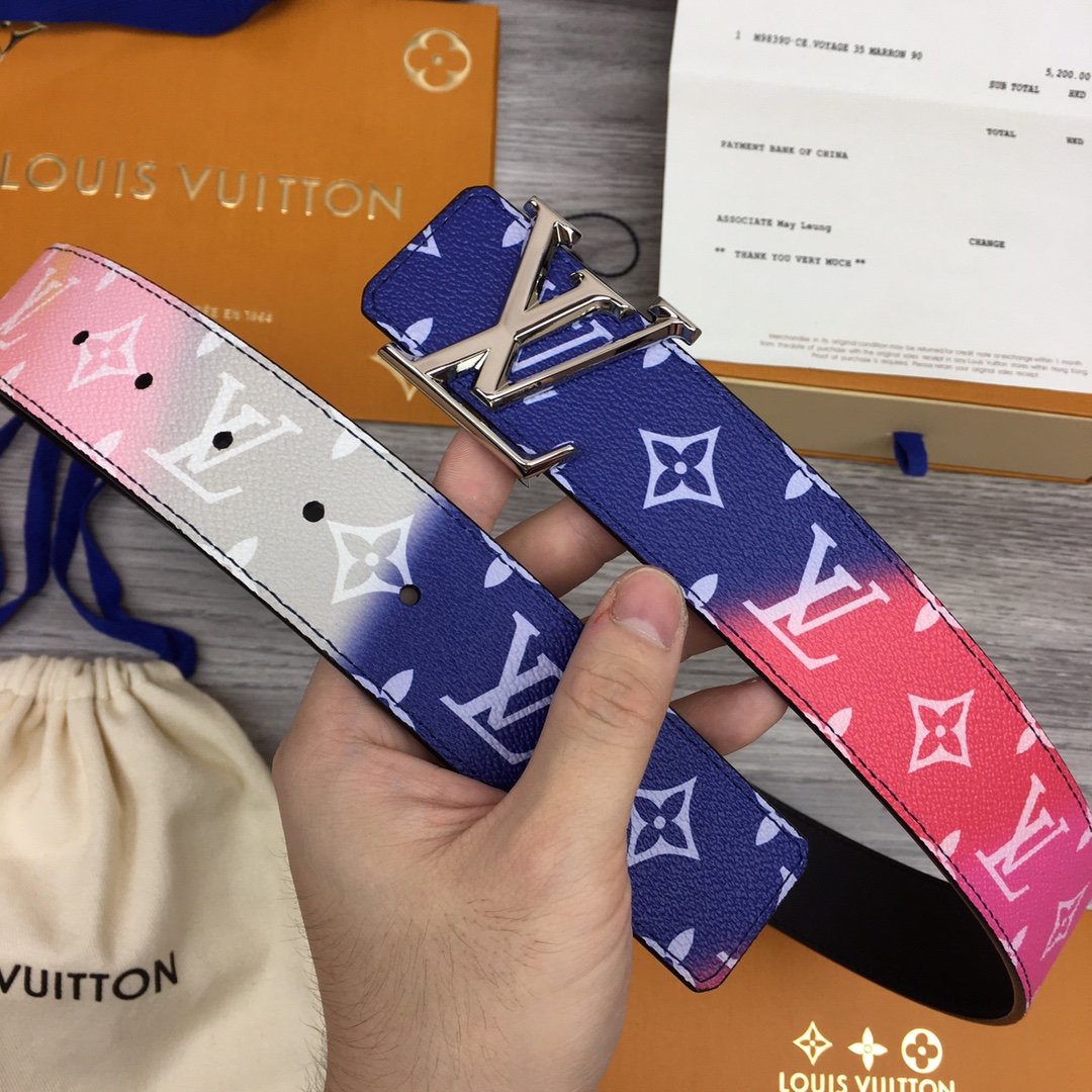 Louis Vuitton Shape 40MM Reversible Belt - PerfectKickZ