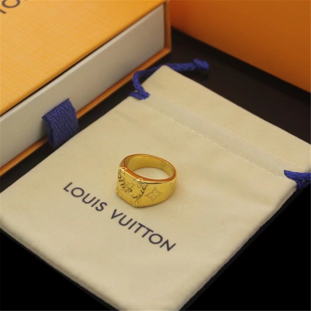 Louis Vuitton Logo Ring - PerfectKickZ