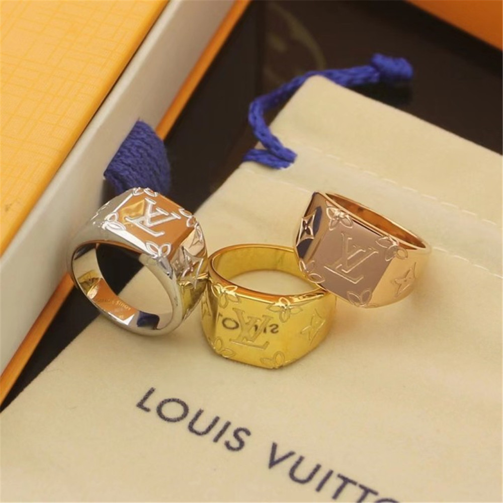 Louis Vuitton Logo Ring - PerfectKickZ
