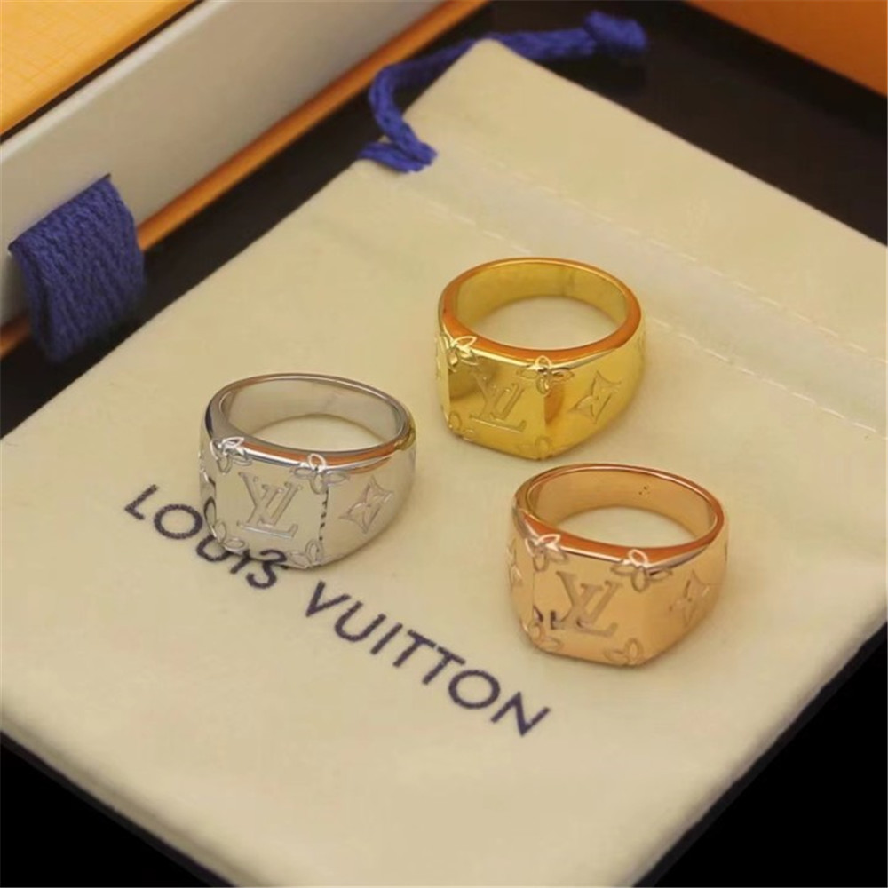 Louis Vuitton Logo Ring - PerfectKickZ
