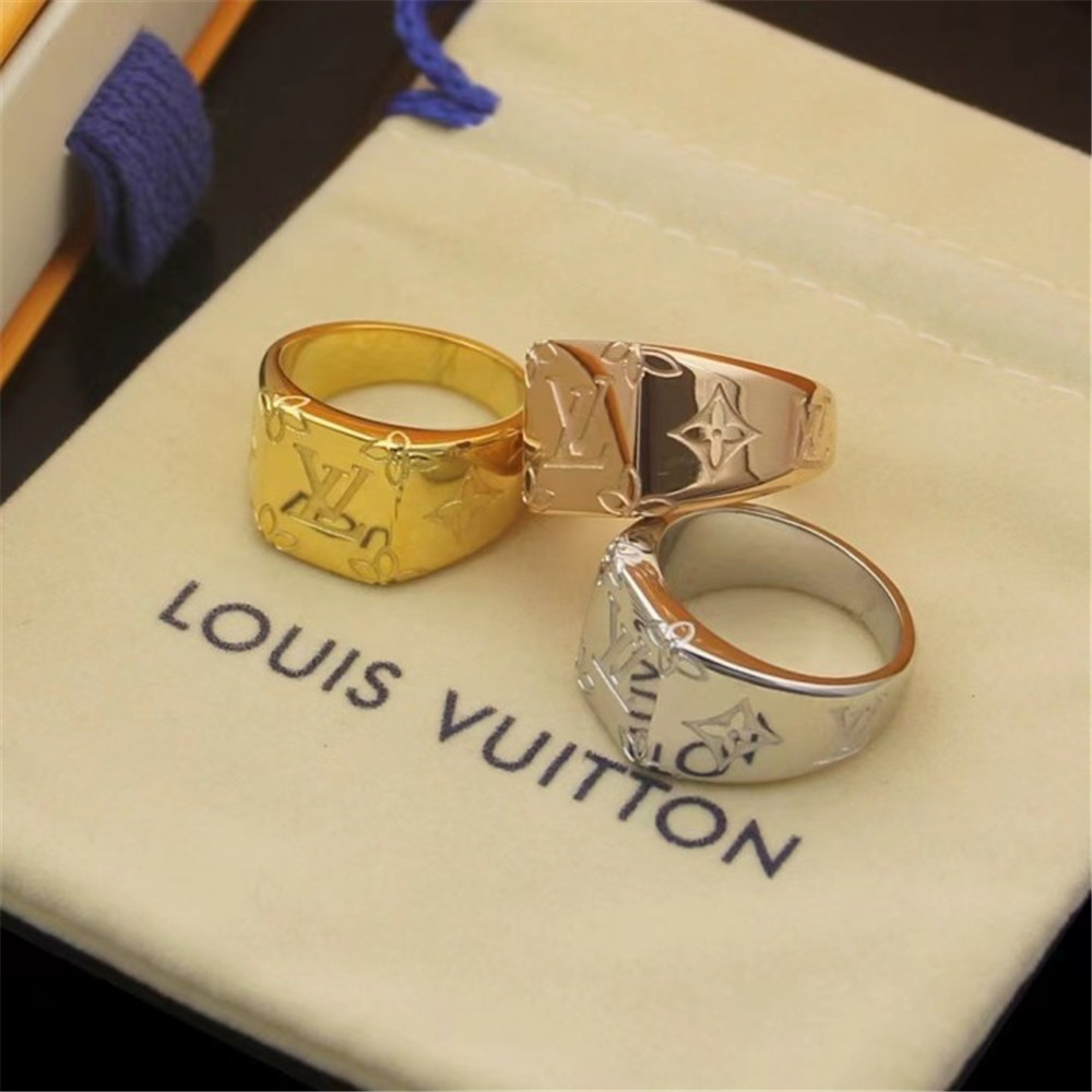 Louis Vuitton Logo Ring - PerfectKickZ