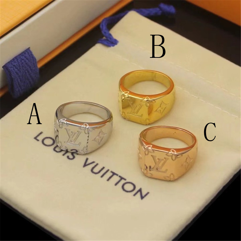 Louis Vuitton Logo Ring - PerfectKickZ