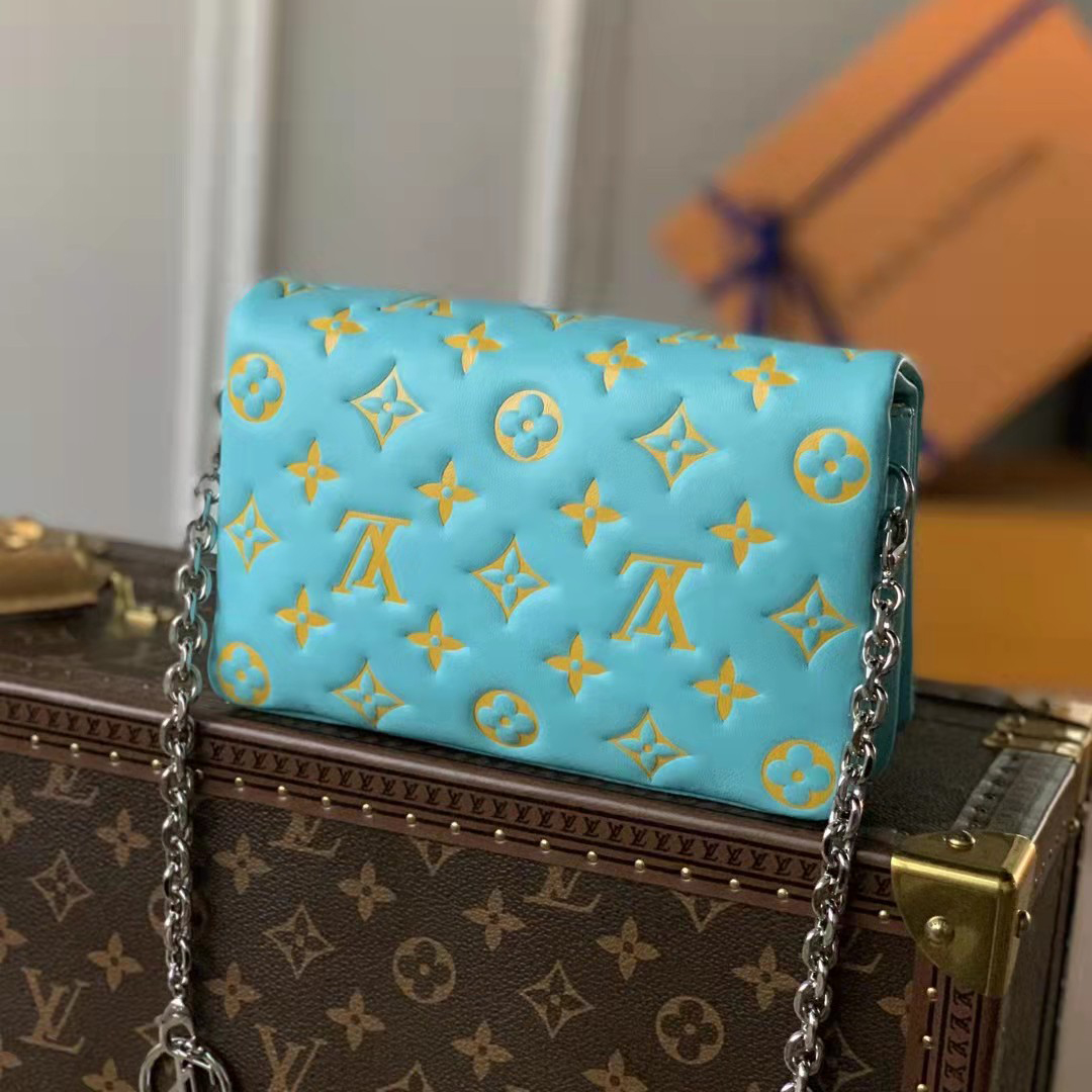 Louis Vuitton Pochette Coussin Mint/Yellow (20-14-8CM) - PerfectKickZ