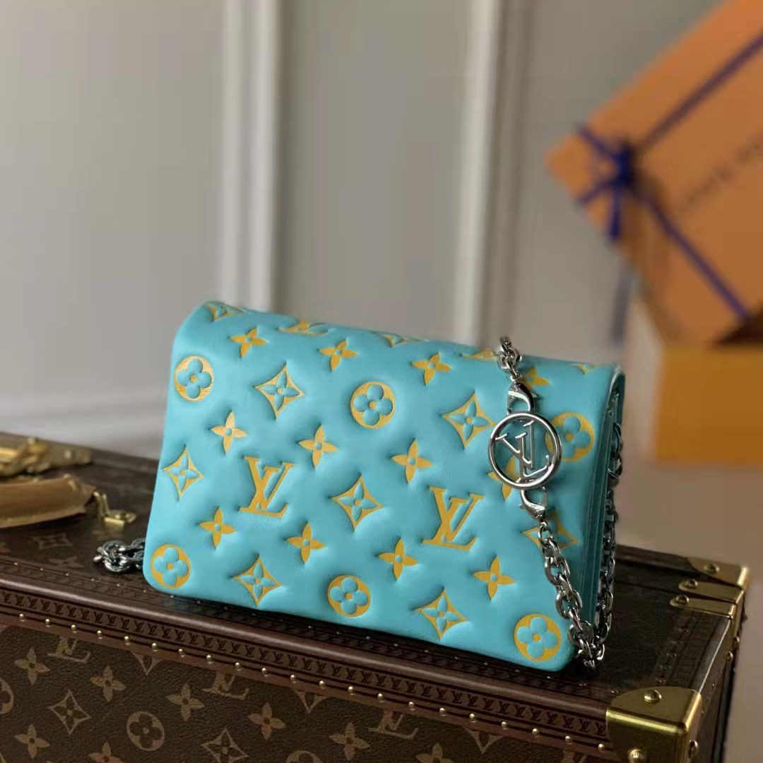 Louis Vuitton Pochette Coussin Mint/Yellow (20-14-8CM) - PerfectKickZ