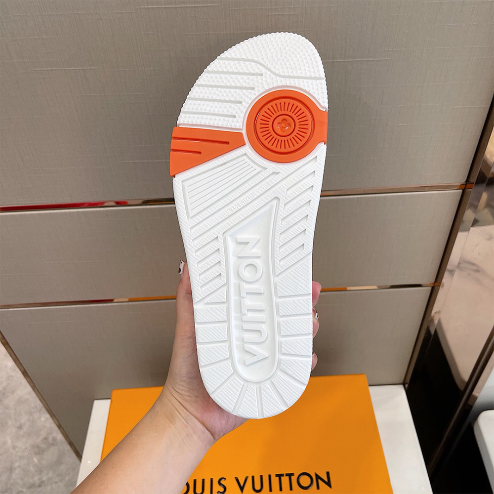 Louis Vuitton Trainer Mule In Silver - 