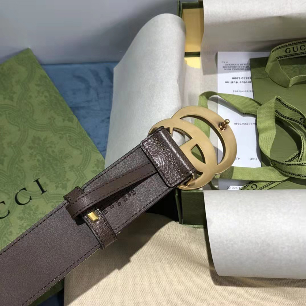 Gucci Jumbo GG Marmont Wide Belt - PerfectKickZ
