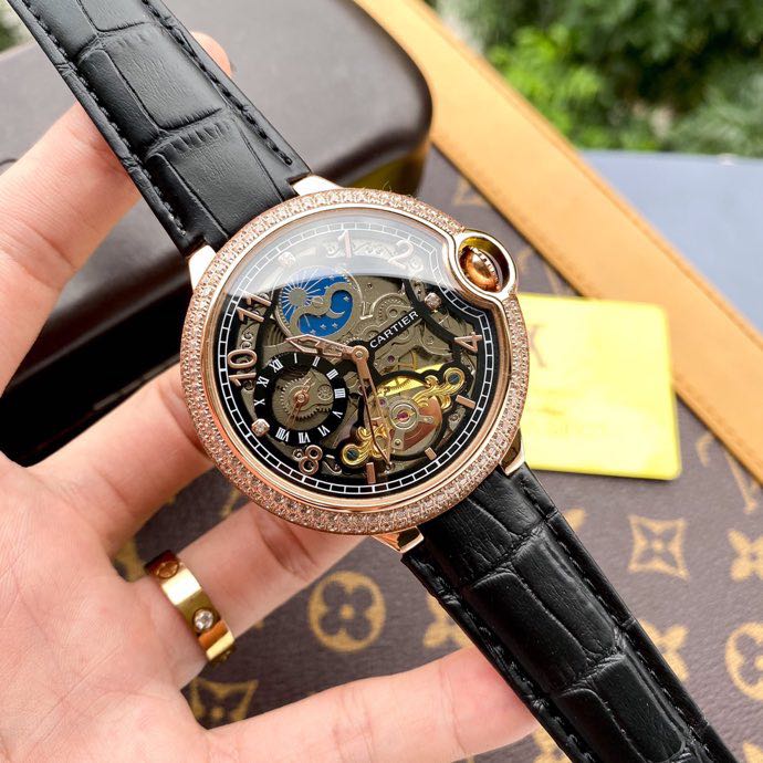 Cartier Moon Phases Diamond Watch - PerfectKickZ