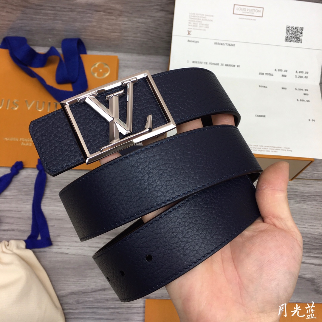 Louis Vuitton Shape 40MM Reversible Belt - PerfectKickZ