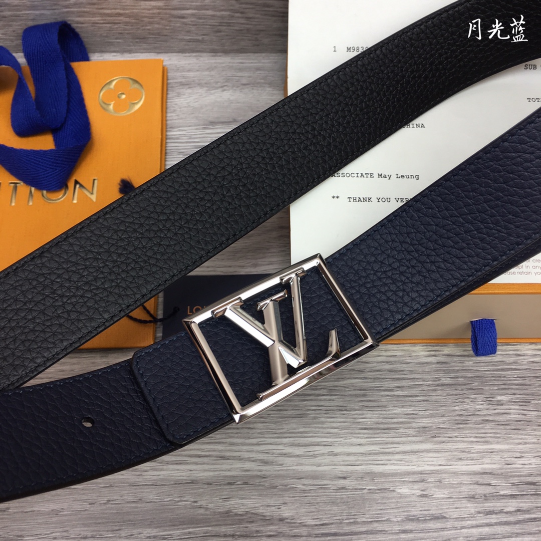Louis Vuitton Shape 40MM Reversible Belt - PerfectKickZ