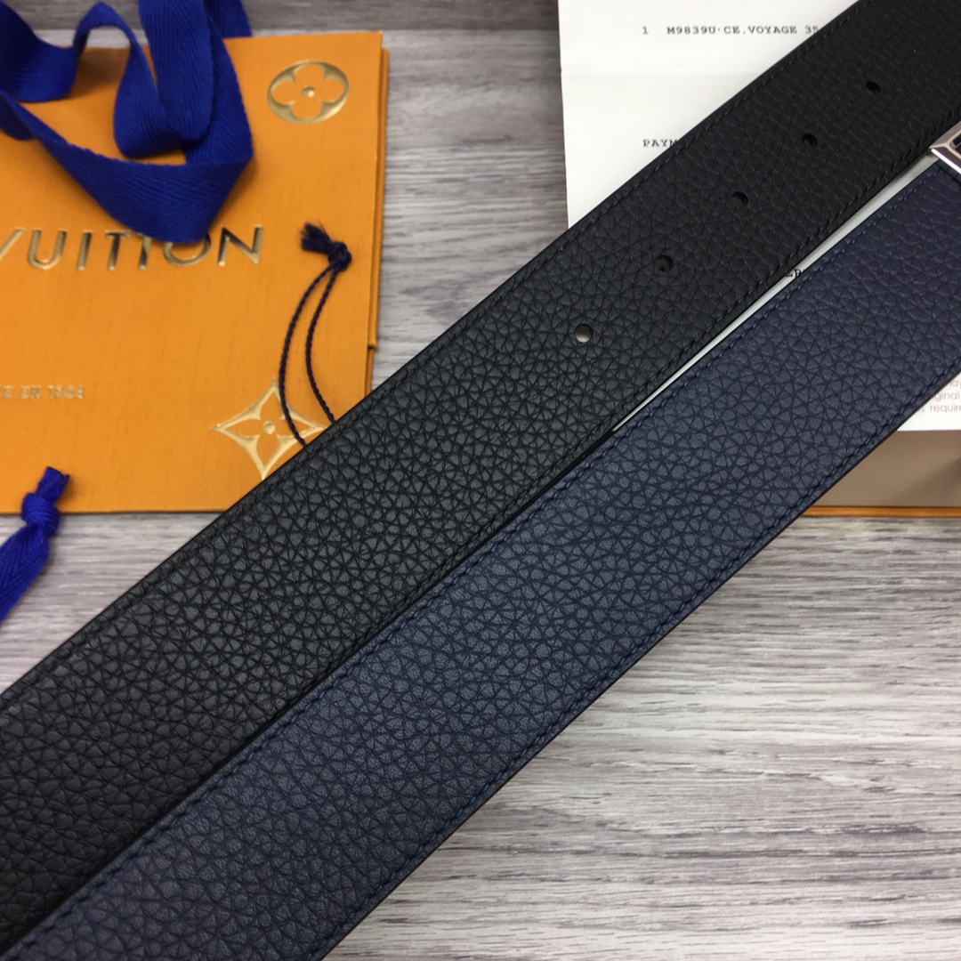 Louis Vuitton Shape 40MM Reversible Belt - PerfectKickZ
