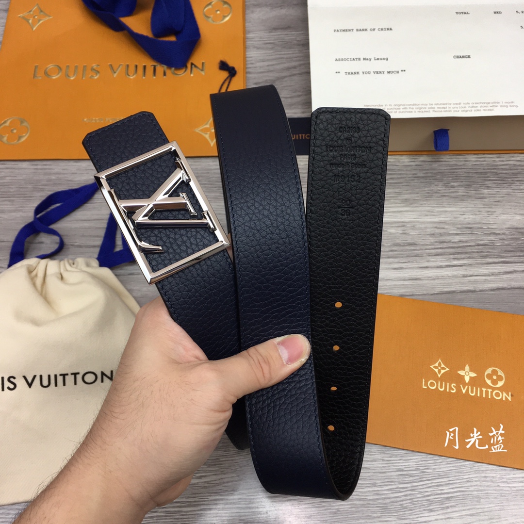 Louis Vuitton Shape 40MM Reversible Belt - PerfectKickZ