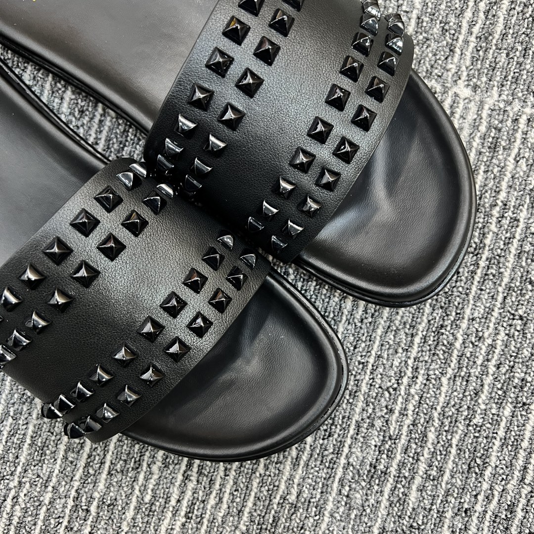 Christian Louboutin  Men Slippers Flats - PerfectKickZ