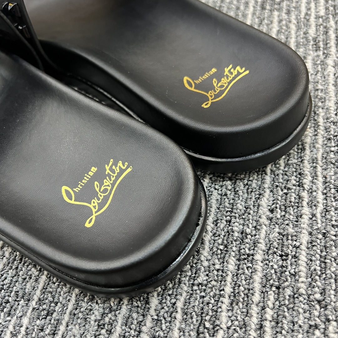 Christian Louboutin  Men Slippers Flats - PerfectKickZ