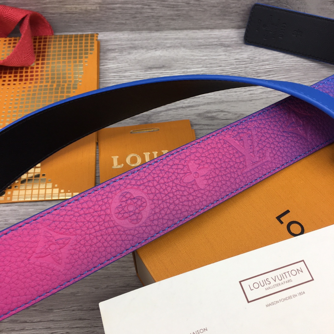 Louis Vuitton Gradient Shape 40MM Reversible Belt - PerfectKickZ