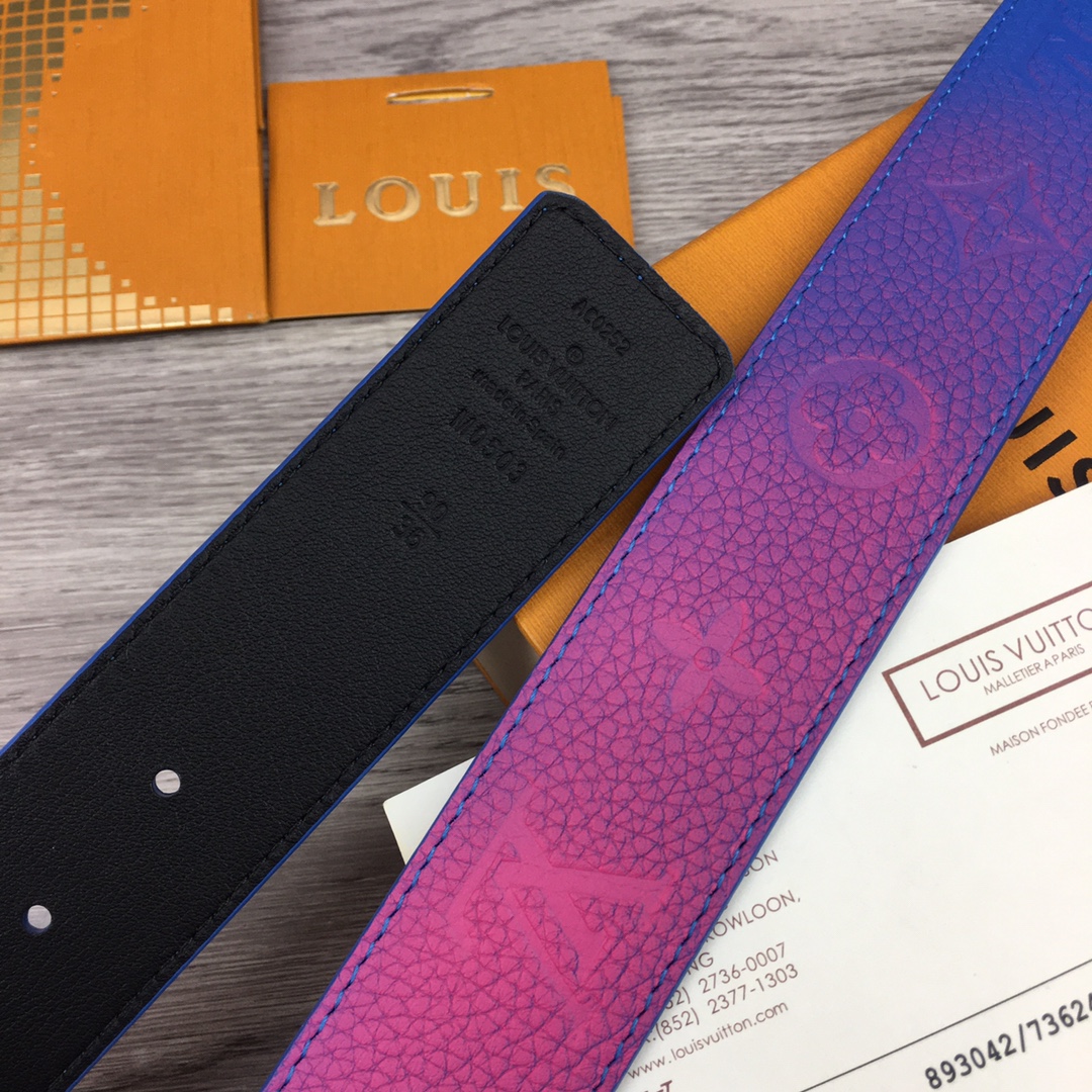 Louis Vuitton Gradient Shape 40MM Reversible Belt - PerfectKickZ