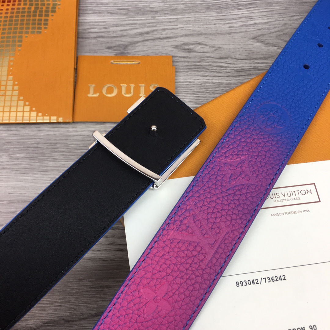 Louis Vuitton Gradient Shape 40MM Reversible Belt - PerfectKickZ