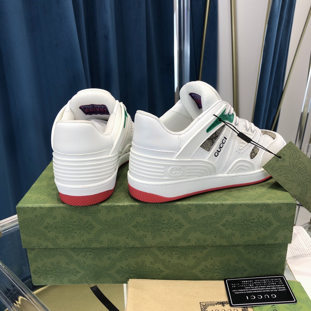 Gucci  Men's Gucci  Basket sneaker with lnterlocking G  - PerfectKickZ