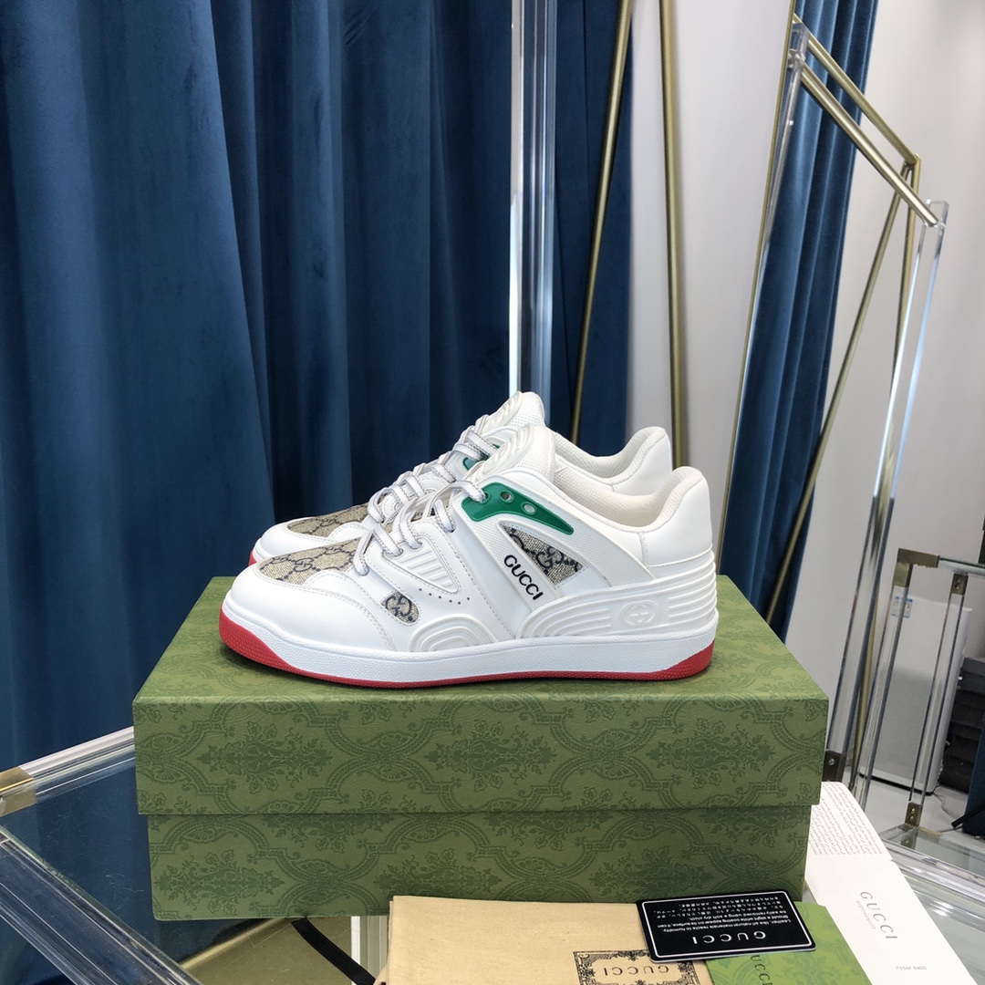 Gucci  Men's Gucci  Basket sneaker with lnterlocking G  - 