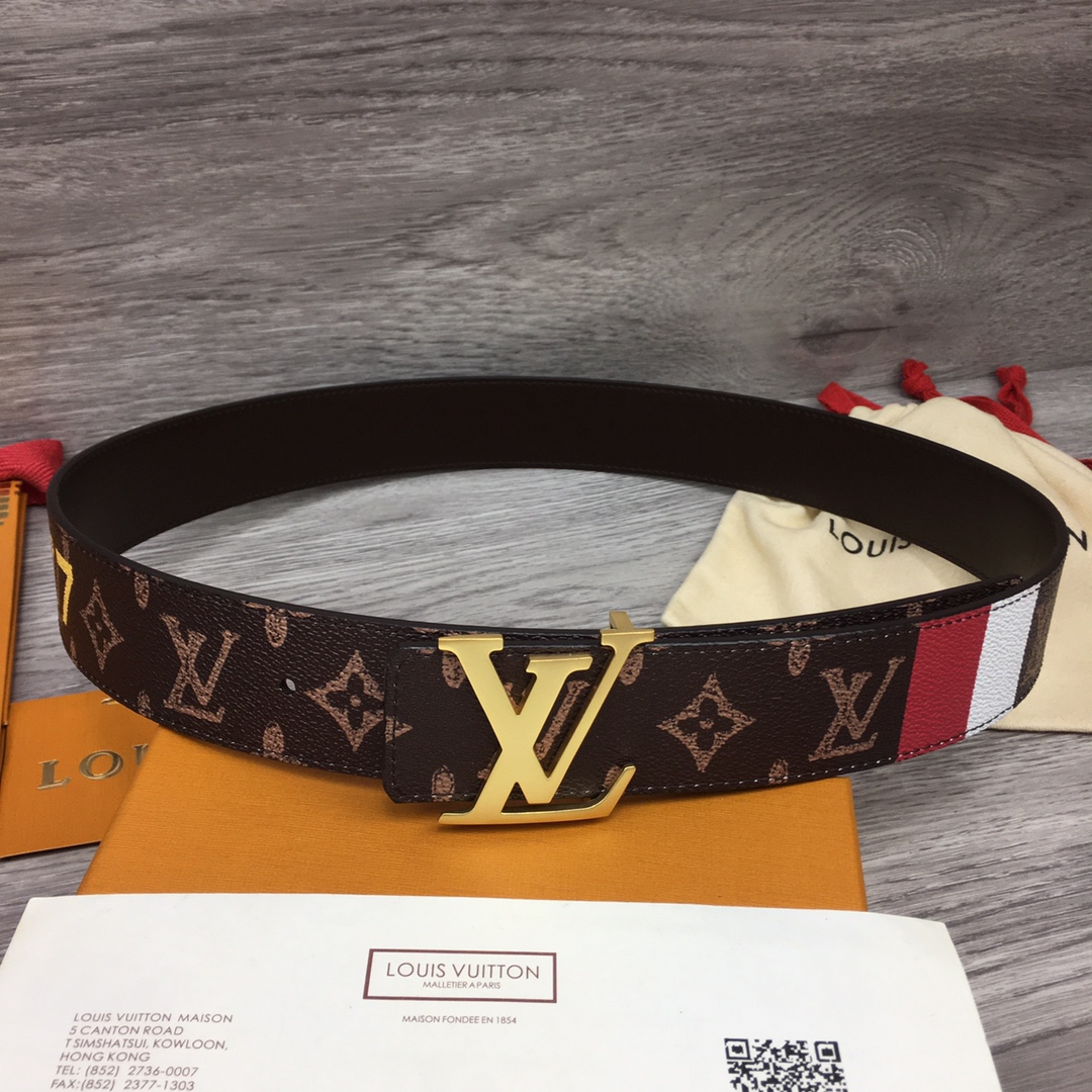 Louis Vuitton Shape 40MM Reversible Belt - PerfectKickZ